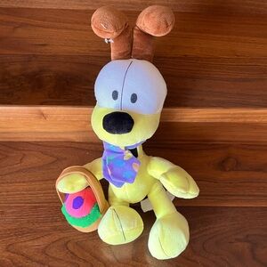 VINTAGE Odie with Easter Basket Plush - Play-By-Play 16"